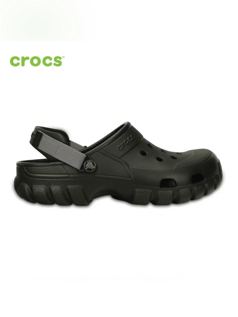 Crocs Offroad Sport Clog Waterproof, Adjustable Heel Strap Rugged Lug Sole M7 W9